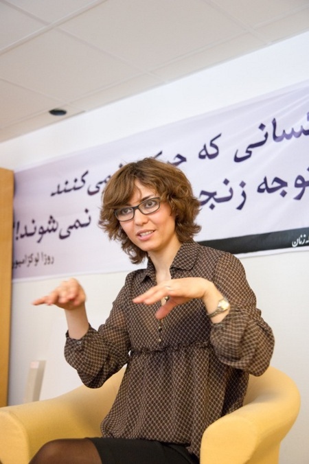 Zahra Mousawy betonar att kvinnor i Afghanistan vill ha samma livskvalité som kvinnor i Europa.