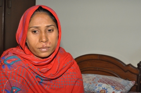 Sobia Masihs man är dömd till döden för hädelse.