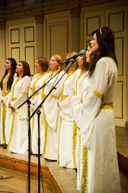 25 av de 120 medlemmarna i The Civilization choir of Antakya var på plats i Stockholm.