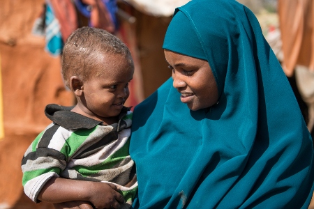 Sofia Abdi Mohammed föddes i lägret och har själv fött två barn.