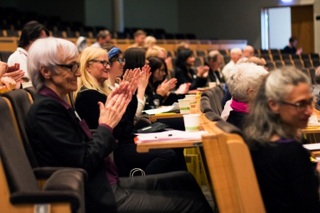 134 röstberättigade medlemmar hade anmält sig till årsmötet i Umeå.