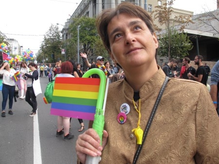 Desanka Drobac har deltagit i alla Prideparader som har kunnat genomföras.
