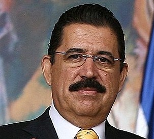 Manuel Zelaya från liberala partiet avsattes i en kupp i juni 2009.