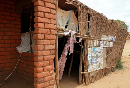 Alinare Makwitis föräldrar är bönder. Med ekonomisk hjälp från organisationen GENET har de också kunnat starta en biograf i byn Chitera. 