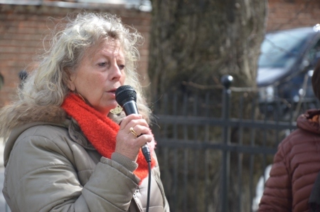 Elisabeth Olin, Svenska PEN, var på plats under rättegångsförhandlingarna i Istanbul den 25 mars. 