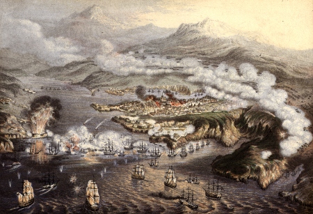 Belägringen av Sevastopol 1853-1854 av George Baxter
