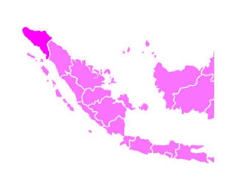 Aceh på norra Sumatra har självstyre.