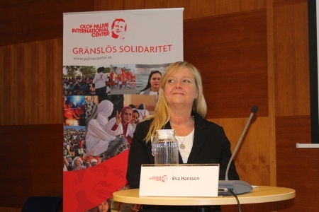 Eva Hansson från  Forum för Asienstudier vid Stockholms universitet.