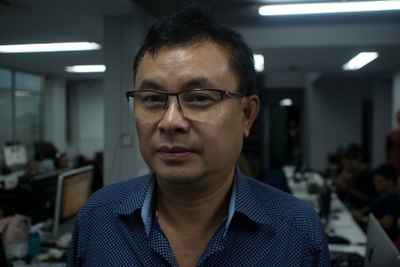 Khin Maung Win, vice chefredaktör för Democratic Voice of Burma.
