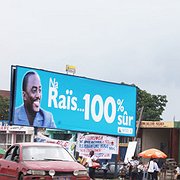  Valaffisch för Joseph Kabila från valet 2011.