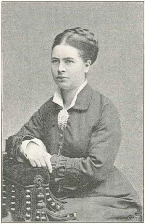 Karolina Widerström. Hon blev 1888 den första kvinnliga läkaren i Sverige. Hennes bok  ”Kvinnohygien” utkom första gången 1899 och därefter i sju upplagor fram till 1932. 