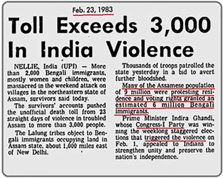 Massakern i Nellie 1983.