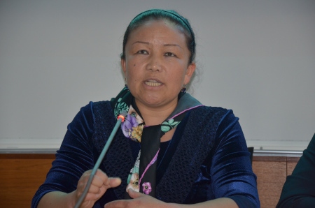 Sayragul Sauytbay tvingades arbeta som språklärare i ett av lägren i Xinjiangprovinsen. 