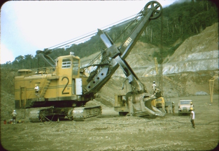  Panguna-gruvan omkring 1971. Gruvan stängdes 1989.