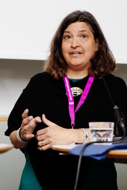 Christina Mienna, övertandläkare och forskare i Haldiprojektet vid Vaartoe – Centrum för samisk forskning. 