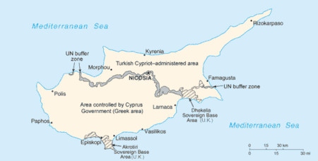 Det delade Cypern.