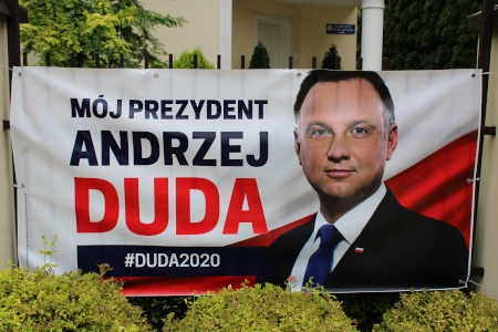 Andrzej Duda ställer upp för omval i valet om vem som kommer att bli Polens president i ytterligare fem år.