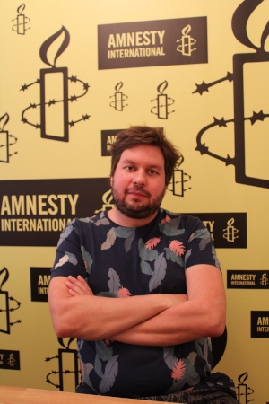 Dávid Vig är chef för Amnesty International-Ungern.