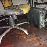  Redaktionslokalerna på Canal de Moçambique efter mordbranden.