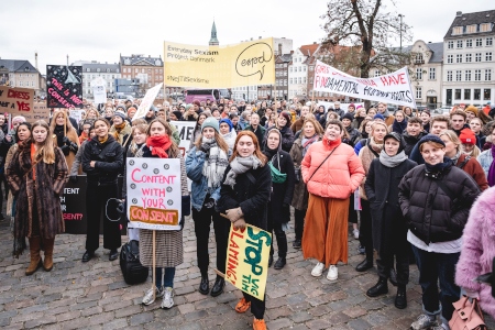 Manifestation i Köpenhamn den 25 november 2018.