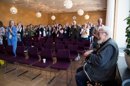 Bo Lindblom hyllas på sitt årsmöte nummer 50. Årsmötet i Stockholm 2018 blev det sista där Bo Lindblom deltog personligen. Inför årsmötet 2020 var han dock aktiv i motionsskrivandet.