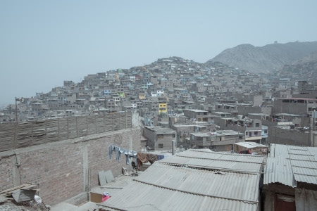 Stadsdelen San Juan de Lurigancho är en fattig del av Lima.