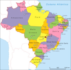 Delstaten Pará ligger i norra Brasilien.