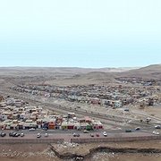 Arica i norra Chile där Boliden dumpade 20 000 ton avfall.