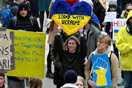 Nordic Ukraine Forum planerar stora manifestationer sista lördagen i varje månad så länge kriget pågår.