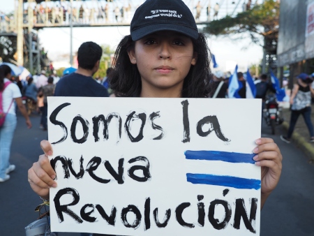 Många av de unga som ledde protesterna 2018 har sedan dess tvingats fly från Nicaragua.