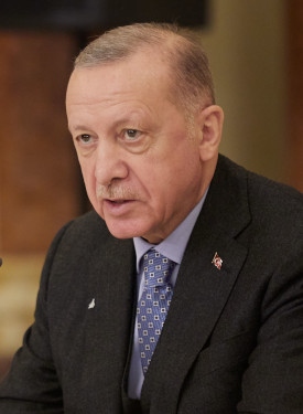  President Recep Tayyip Erdoğan har krav på Sverige.