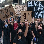 Black Lives Matter-demonstration i Stockholm 3 juni 2020.