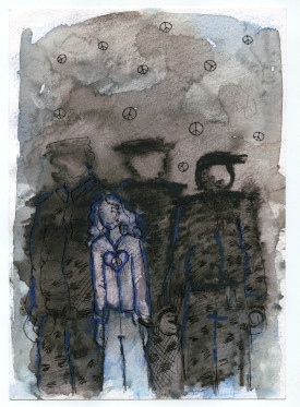 Sasja Skotjilenkos teckningar har av hennes vänner samlats ihop till en bok.