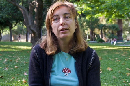 Advokaten Natasha Dailiani är en av grundarna av Legal Centre Lesvos.