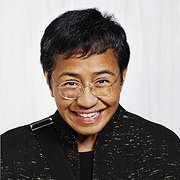 Maria Ressa tilldelades Nobels fredspris 2021 tillsammans med den ryska journalisten Dimitrij Muratov. Maria Ressa tilldelades Nobels fredspris 2021 tillsammans med den ryska journalisten Dimitrij Muratov.